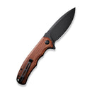 CIVIVI Praxis Flipper Knife Wood Handle (3.75" 9Cr18MoV Blade) C803H - CIVIVI