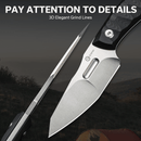 CIVIVI Propugnator Fixed Blade Knife G10 Handle (4.15" D2 Blade) C23002 - 1 - CIVIVI