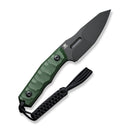 CIVIVI Propugnator Fixed Blade Knife Micarta Handle (4.15" D2 Blade) C23002 - 2 - CIVIVI