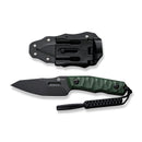CIVIVI Propugnator Fixed Blade Knife Micarta Handle (4.15" D2 Blade) C23002 - 2 - CIVIVI