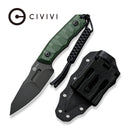 CIVIVI Propugnator Fixed Blade Knife Micarta Handle (4.15" D2 Blade) C23002 - 2 - CIVIVI