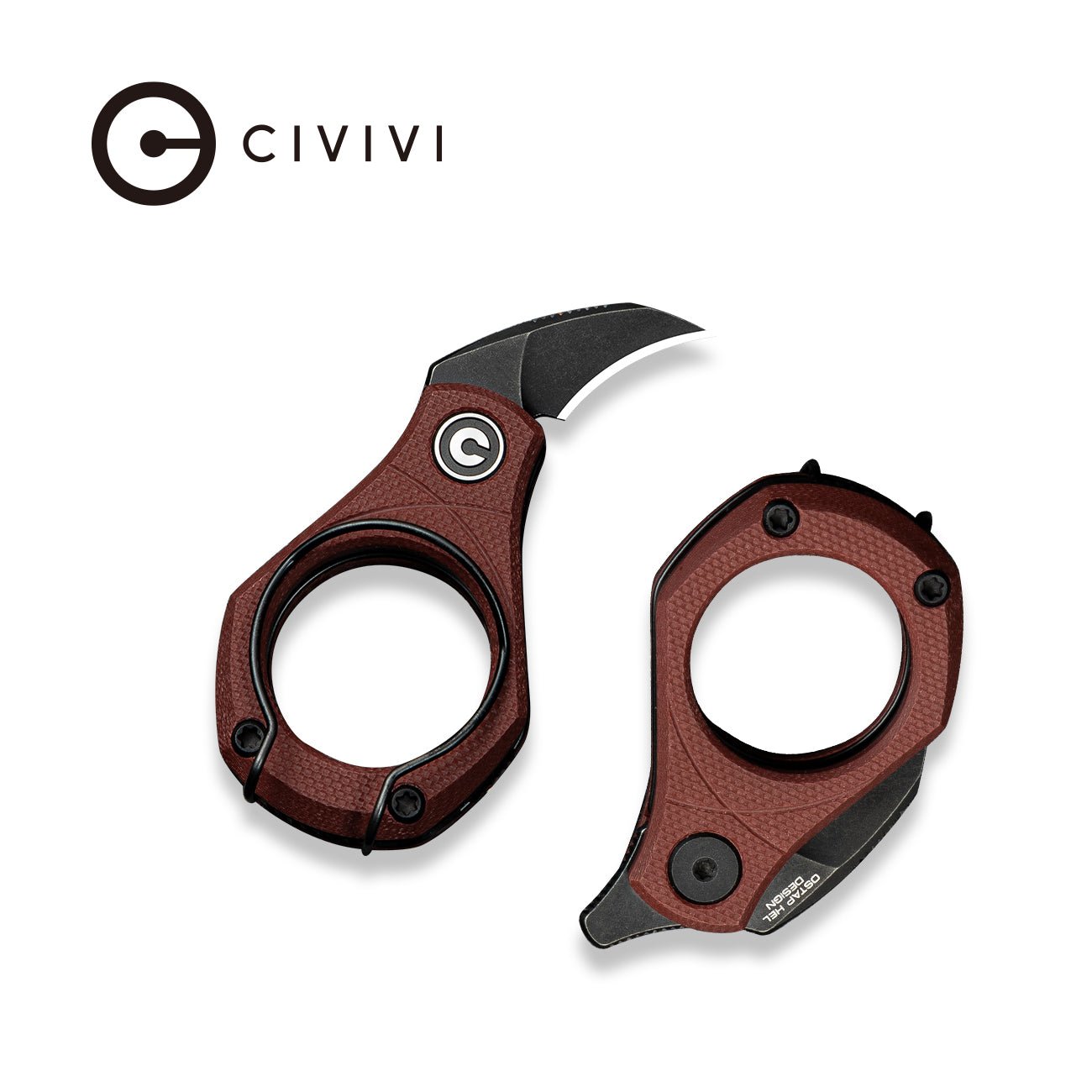 CIVIVI Pyrus Slip Joint Utility Knife G10 Handle & 14C28N