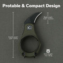 CIVIVI Pyrus Slip Joint Utility Knife OD Green G10 Handle (0.65" Black Stonewashed 14C28N Blade) C23038 - 4