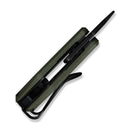 CIVIVI Pyrus Slip Joint Utility Knife OD Green G10 Handle (0.65" Black Stonewashed 14C28N Blade) C23038 - 4