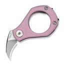 CIVIVI Pyrus Slip Joint Utility Knife Powder Pink G10 Handle (0.65" Satin Finished 14C28N Blade) C23038 - 5 - CIVIVI