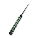 CIVIVI Qubit Button Lock & Thumb Stud Knife Aluminum Handle (2.98" Damascus Blade) C22030E - DS1 - CIVIVI