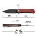CIVIVI Relic Flipper Knife G10 Handle (3.48" Nitro - V Blade) C20077B - 2 - CIVIVI