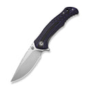 CIVIVI Rhykon Black &Purple G10 Handle (3.48" Stonewashed 14C28N Blade) C25106 Sample1 - CIVIVI