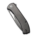 CIVIVI Riffle Flipper & Thumb Hole Knife Carbon Fiber & G10 Handle (3.46" Damascus Blade) C2024DS - 1 - CIVIVI