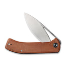 CIVIVI Riffle Flipper & Thumb Hole Knife Micarta Handle (3.46" 14C28N Blade) C2024A - CIVIVI