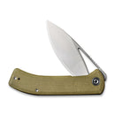 CIVIVI Riffle Flipper & Thumb Hole Knife Micarta Handle (3.46" 14C28N Blade) C2024B - CIVIVI