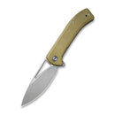 CIVIVI Riffle Flipper & Thumb Hole Knife Micarta Handle (3.46" 14C28N Blade) C2024B - CIVIVI