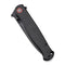 CIVIVI RS71 Flipper & Thumb Stud Knife Milled Black G10 Handle (4" Black Stonewashed Nitro-V Blade) C23025-2
