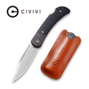 CIVIVI Rustic Gent Lock Back Knife G10 & Carbon Fiber Handle (2.97" D2 Blade) C914A - CIVIVI