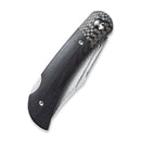 CIVIVI Rustic Gent Lock Back Knife G10 & Carbon Fiber Handle (2.97" Damascus Blade) C914DS - 1 - CIVIVI