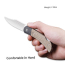 CIVIVI Rustic Gent Lock Back Knife Micarta & Carbon Fiber Handle (2.97" D2 Blade) C914C - CIVIVI