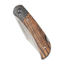 CIVIVI Rustic Gent Lock Back Knife Micarta & Carbon Fiber Handle (2.97" D2 Blade) C914E - CIVIVI