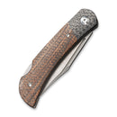 CIVIVI Rustic Gent Lock Back Knife Micarta & Carbon Fiber Handle (2.97" D2 Blade) C914E - CIVIVI