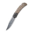 CIVIVI Rustic Gent Lock Back Knife Micarta & Carbon Fiber Handle (2.97" Damascus Blade) C914DS - 2 - CIVIVI