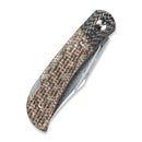 CIVIVI Rustic Gent Lock Back Knife Micarta & Carbon Fiber Handle (2.97" Damascus Blade) C914DS - 2 - CIVIVI