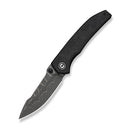 CIVIVI Ryson - E Black Canvas Micarta Hanlde (3.33" Damascus Blade) C25097 Sample2 - CIVIVI