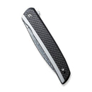 CIVIVI Savant Flipper Knife Stainless Steel & G10 & Carbon Fiber Handle (3.47" Damascus Blade) C20063B - DS1 - CIVIVI
