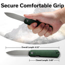 CIVIVI Sendy Flipper Knife Micarta Handle (2.83" Nitro - V Blade) C21004A - 1 - CIVIVI