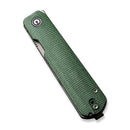 CIVIVI Sendy Flipper Knife Micarta Handle (2.83" Nitro - V Blade) C21004A - 1 - CIVIVI