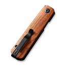 CIVIVI Sendy Flipper Knife Wood Handle (2.83" Nitro - V Blade) C21004A - 2 - CIVIVI