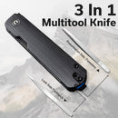 CIVIVI Sendy Flipper Knife G10 Handle (2.83" Nitro - V Blade) C21004B - 2 - CIVIVI