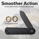 CIVIVI Sendy Flipper Knife G10 Handle (2.83" Nitro - V Blade) C21004B - 2 - CIVIVI