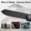 CIVIVI Sendy Flipper Knife G10 Handle (2.83" Nitro - V Blade) C21004B - 2 - CIVIVI
