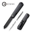 CIVIVI Sendy Flipper Knife G10 Handle (2.83" Nitro - V Blade) C21004B - 2 - CIVIVI