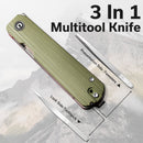 CIVIVI Sendy Flipper Knife G10 Handle (2.83" Nitro - V Blade) C21004B - 1 - CIVIVI