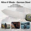 CIVIVI Sendy Flipper Knife G10 Handle (2.83" Nitro - V Blade) C21004B - 1 - CIVIVI