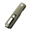 CIVIVI Sendy Flipper Knife G10 Handle (2.83" Nitro - V Blade) C21004B - 1 - CIVIVI
