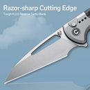 CIVIVI Sentinel Strike Flipper & Thumb Stud & Thumb Hole & Button Lock Knife Aluminum & FRN Handle (3.7" K110 Blade) C22025B - 2 - CIVIVI