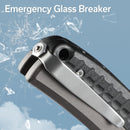CIVIVI Sentinel Strike Flipper & Thumb Stud & Thumb Hole & Button Lock Knife Aluminum & FRN Handle (3.7" K110 Blade) C22025B - 2 - CIVIVI