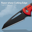 CIVIVI Sentinel Strike Flipper & Thumb Stud & Thumb Hole & Button Lock Knife Aluminum & FRN Handle (3.7" K110 Blade) C22025B - 1 - CIVIVI