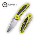 CIVIVI Shard Flipper & Thumb Hole Knife G10 & Carbon Fiber Handle (2.95" D2 Blade) C806A - CIVIVI