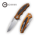 CIVIVI Shard Flipper & Thumb Hole Knife G10 & Carbon Fiber Handle (2.95" D2 Blade) C806B - CIVIVI