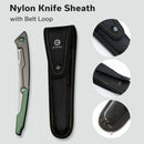 CIVIVI Shawka Folding Fillet Knife Aluminum Handle (5.81" 14C28N Blade) C22029B - 3, With 1PC Black Nylon Sheath