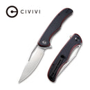 CIVIVI Shredder Flipper & Thumb Hole Knife G10 Handle (3.7" D2 Blade) C912B - CIVIVI