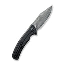 CIVIVI Sinisys Flipper Knife Carbon Fiber & G10 & Stainless Steel Handle (3.7" Damascus Blade) C20039-DS1 - CIVIVI