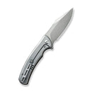 CIVIVI Sinisys Flipper Knife Micarta & Stainless Steel Handle (3.7" 14C28N Blade) C20039 - 2 - CIVIVI