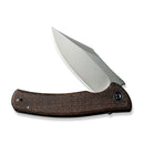 CIVIVI Sinisys Flipper Knife Micarta & Stainless Steel Handle (3.7" 14C28N Blade) C20039 - 2 - CIVIVI