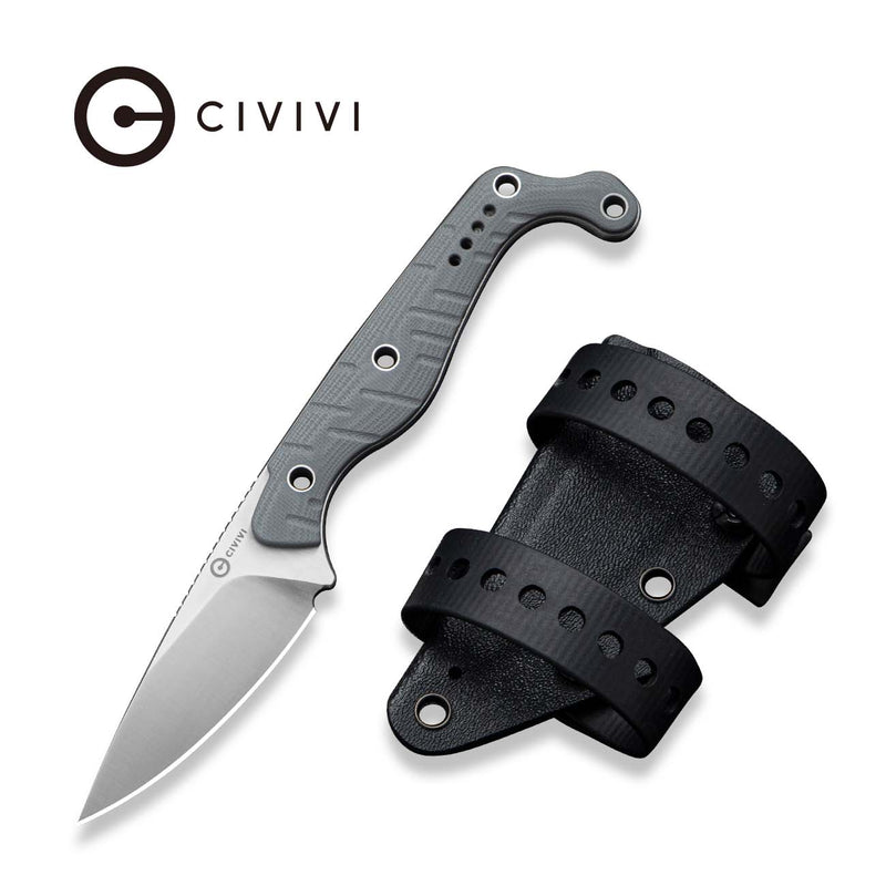 CIVIVI SŌKN Fixed Blade Knife G10 Handle (2.82" Nitro - V Blade) C22027 - 2