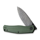 CIVIVI Sokoke Front Flipper & Thumb Stud Knife Micarta Handle (3.35" Damascus Blade) C22007 - DS2 - CIVIVI