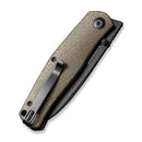 CIVIVI Sokoke Front Flipper & Thumb Stud Knife Micarta Handle (3.35" 14C28N Blade) C22007 - 2 - CIVIVI