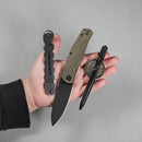CIVIVI Sokoke Front Flipper & Thumb Stud Knife Micarta Handle (3.35" 14C28N Blade) C22007 - 2 - CIVIVI